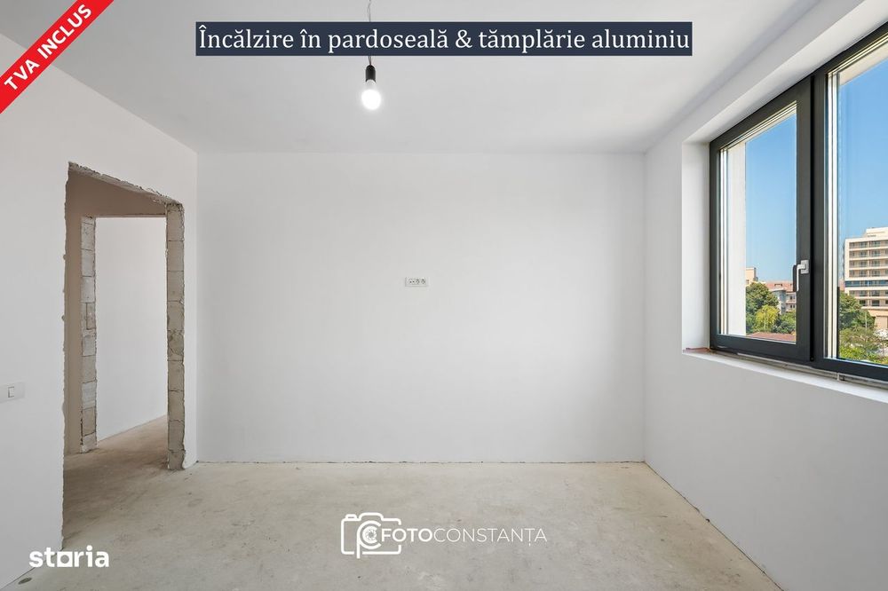 #Bloc nou Faleză Nord: Apartament 2 camere decomandate cu dressing