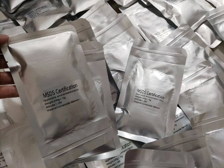 Pulbere titanium artificii aparate spark sparkular pudra plic interior