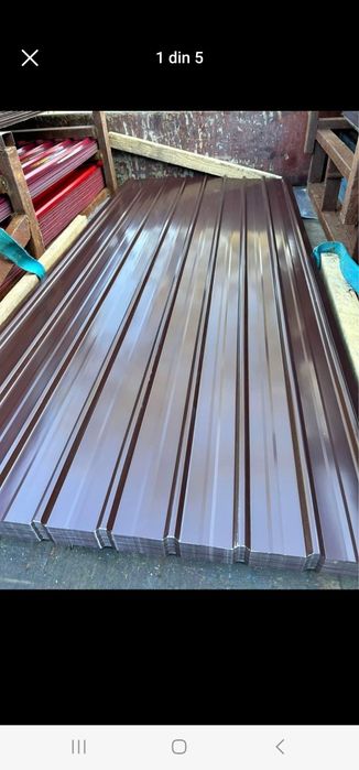 Tabla cutata Zincata și colorata Diferite grosimi