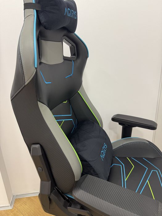 Scaun gaming AQIRYS Hyperion Negru-Albastru