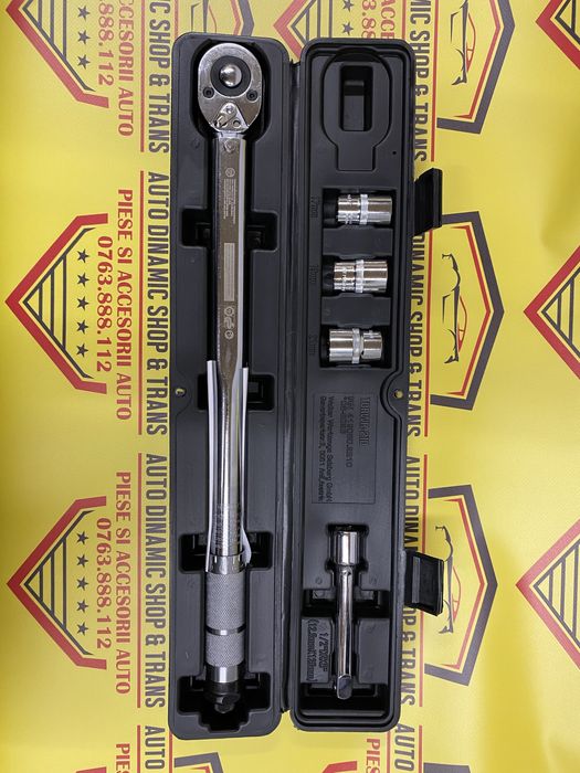 Cheie dinamometrica 1/2 80-210Nm tubulare 17 19 21  si prelungitor