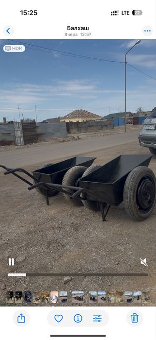 Тележка ручной работы,самосвал.