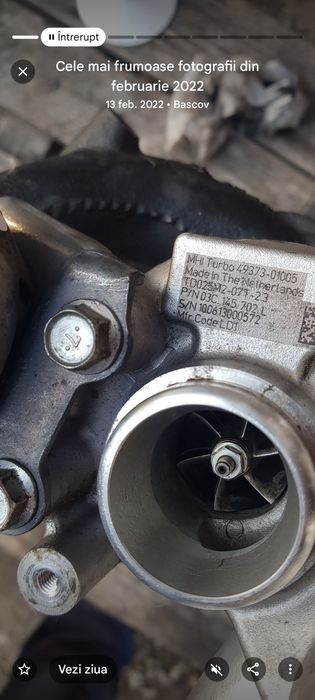 Turbina 1.4 tsi 122 cp cod motor cax cod turbo : 03C145702 L