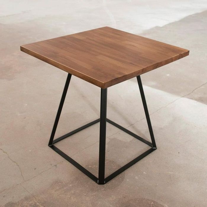 Stol loft uslubida.  Круглый стол в стиле лофт, на заказ