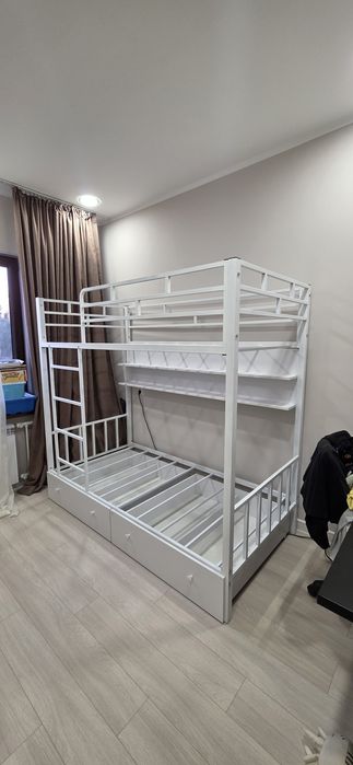 Металлические двухъярусная кровать. Икки каватли кровать
