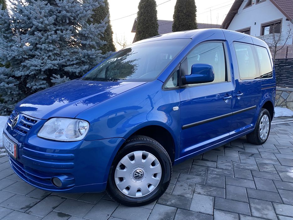 VW CADDY - 1,9-Tdi-105-Cp-fără -filtru-de-particule de Fabrică~ 7-Loc.