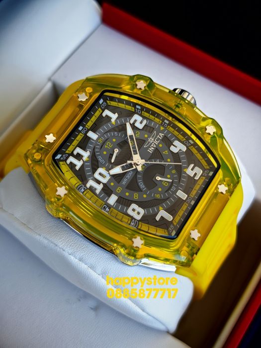 INVICTA Cyclone Yellow 49 mm, Инвикта нов ръчен часовник