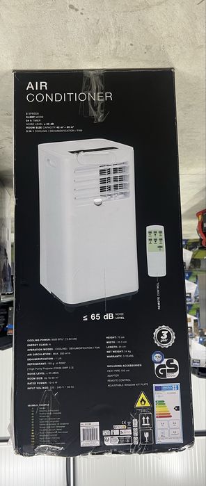 Нов Мобилен климатик с фреон 9000BTU 60куб.м.