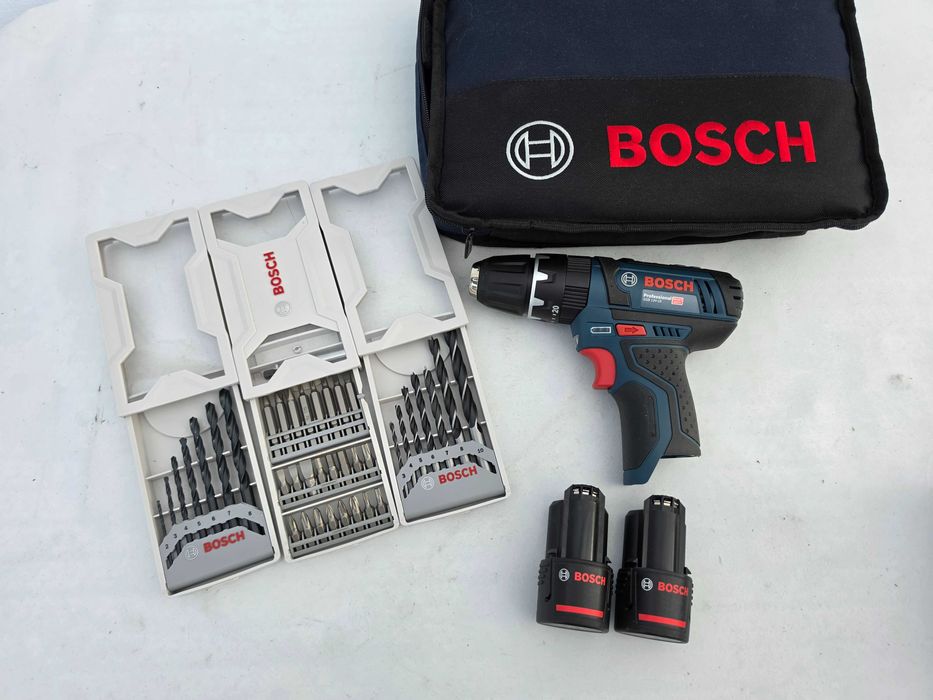 BOSCH GSB 12V-15 Mașină de găurit cu percuție/filetanta