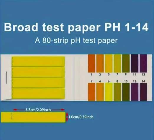 80 ленти/PH Тест ленти за вода PH лакмусова хартия