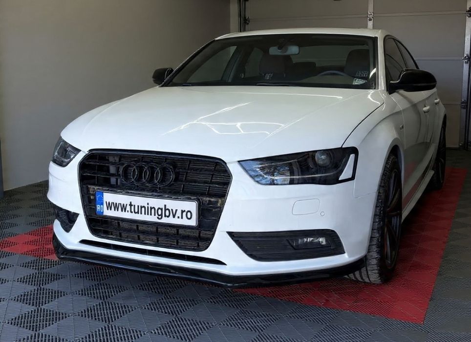 Prelungire / lip spoiler tuning sport pentru bara față Audi A4 B8 Facelift
