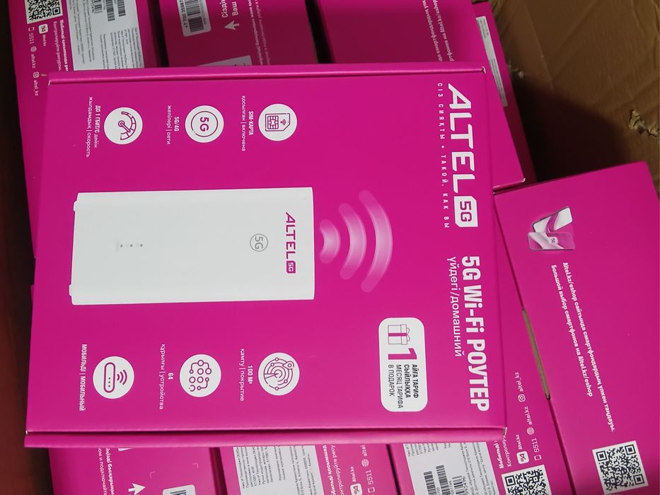 Новый! 5G  алтел теле2  роутер модем стационарный