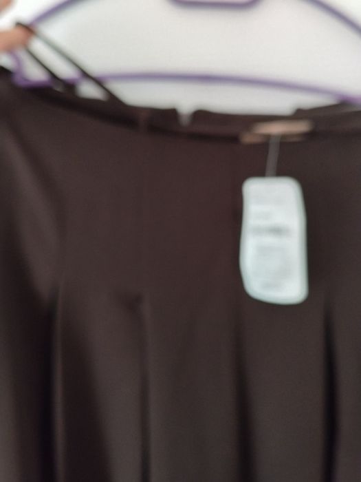 Панталони в черно и кафяво