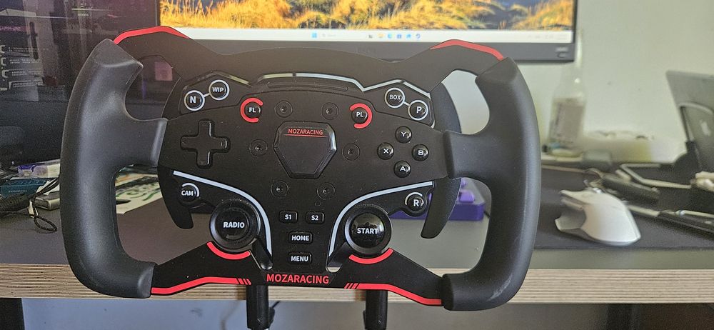 Moza R3 волан + mod za F1 в перфектно състояние