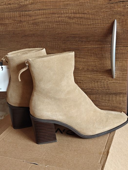 Кожени боти Манго / Mango,  естествена кожа