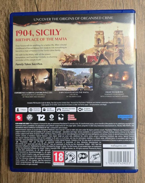 Mafia the old country PS5