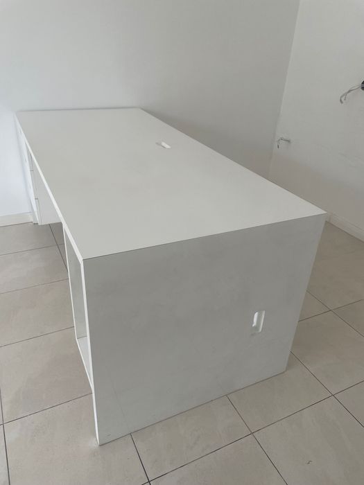 Офис бюро MDF бял лак 180/80