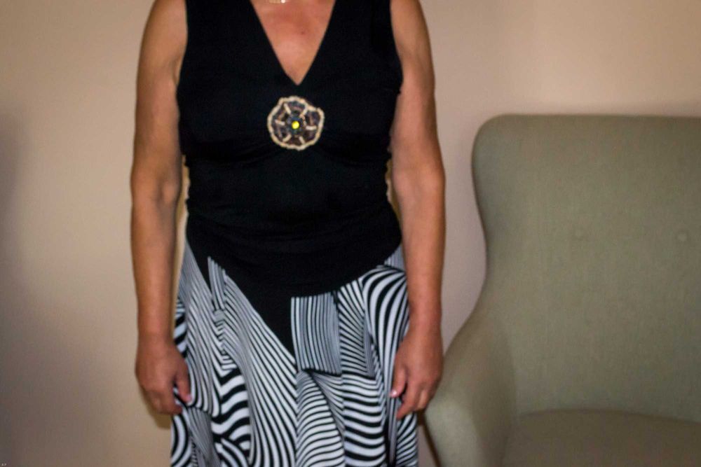 Fustă lungă , nepurtată, fabricată în Polonia