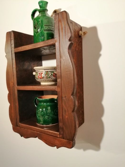 Vand etajera rustica