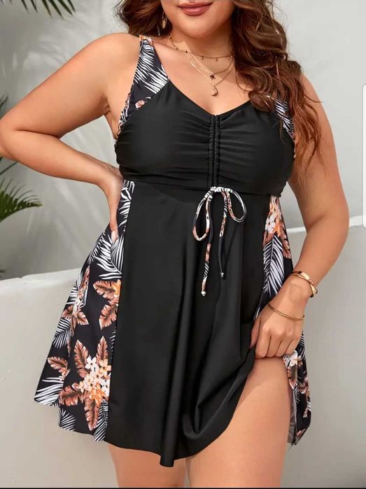 Дамски бански макси размер 3ХЛ - НОВ