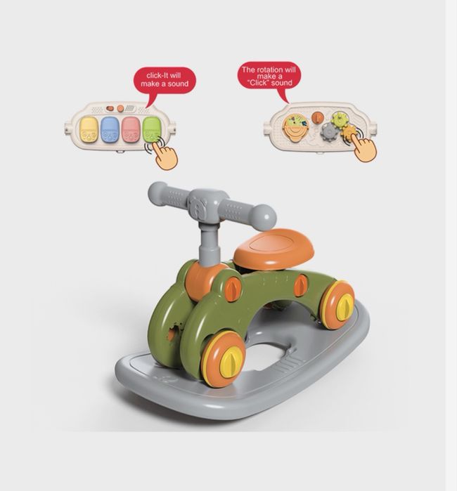 Продам ходунки, беговел, качалка