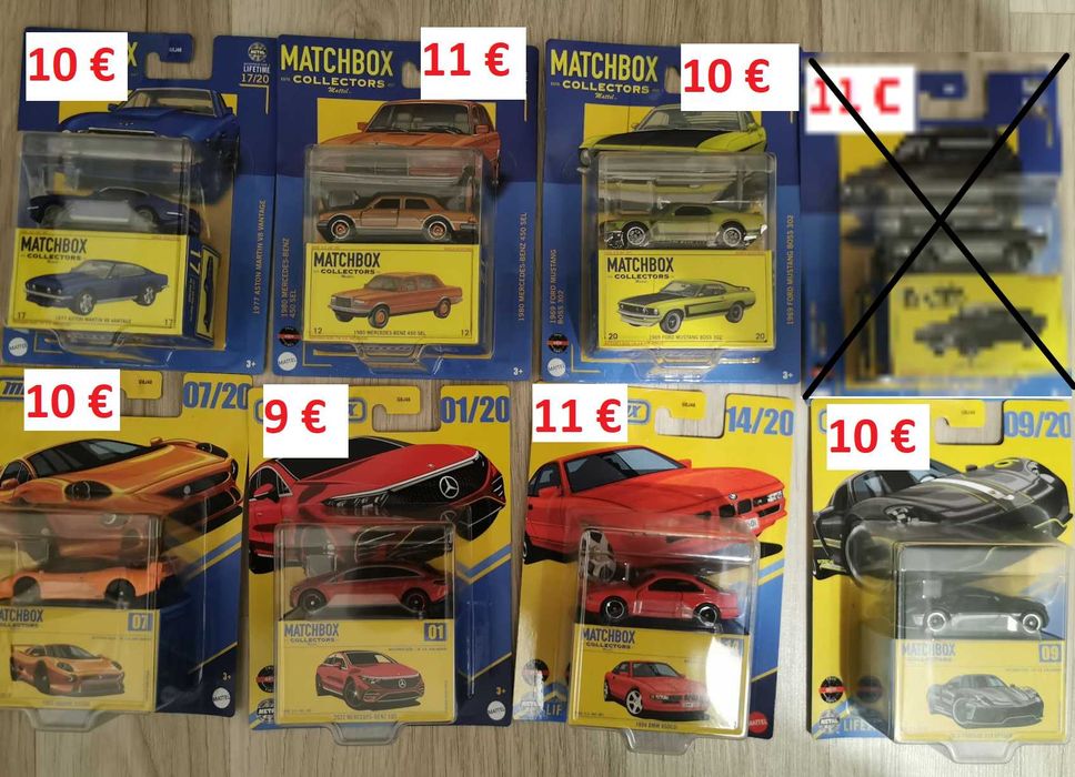 Hot Wheels BMW, Mercedes