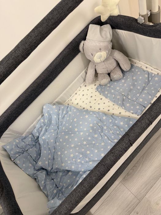 Patut multifunctional cu leagan