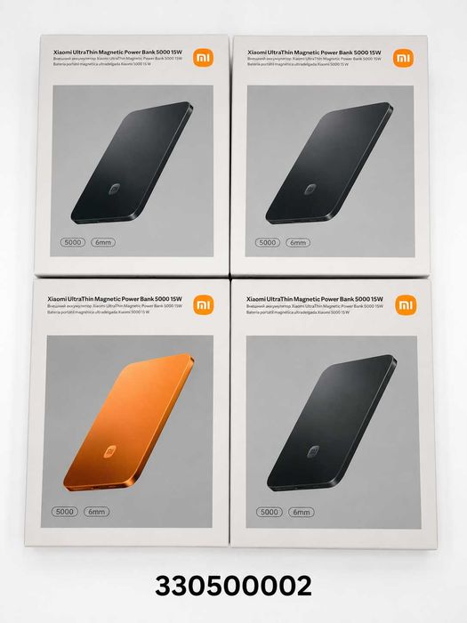 Xiaomi UltraThin Magnetic Power Bank 5000 15W новые в наличии