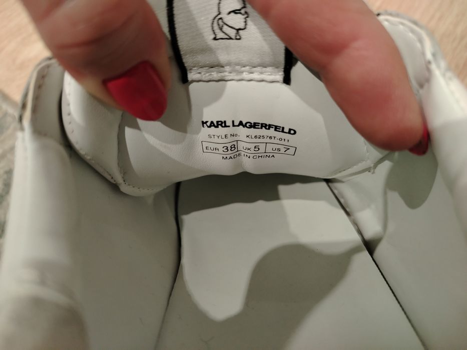Кожени маратонки'Karl Lagerfeld'