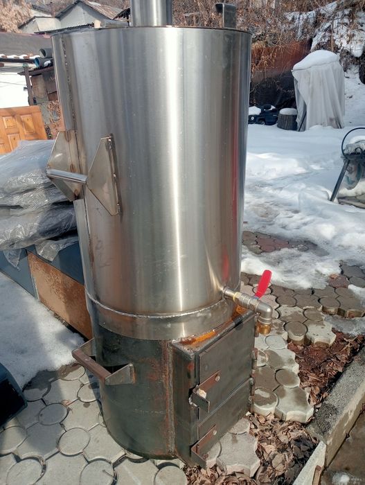 Титан гуп самовар 80 литров нержавеющая сталь