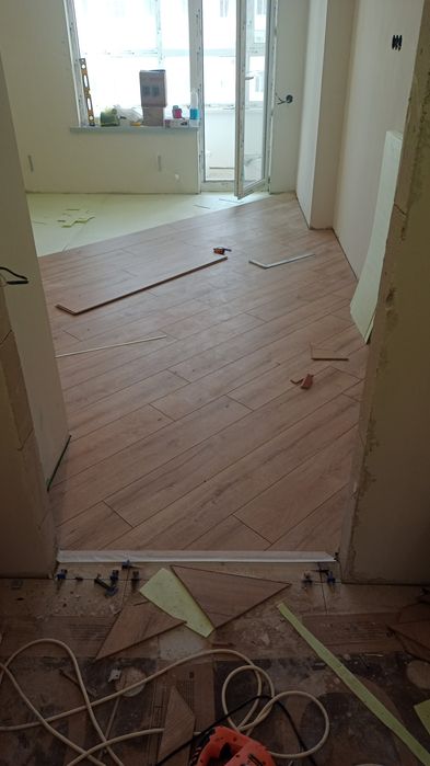 Укладка ламината