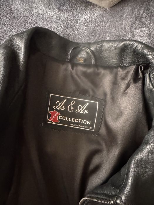 Кожаные  куртка новый