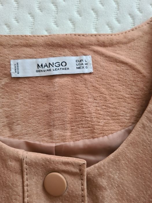 Sarafan-Vesta piele Mango