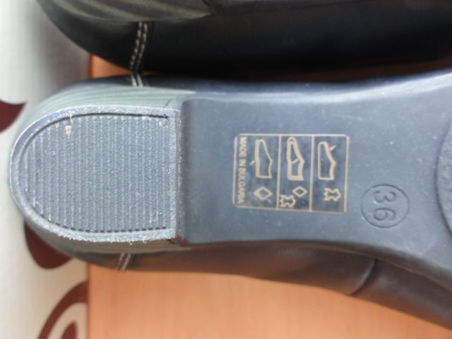 НОВИ дамски обувки 36 нр. - естествена кожа - марка GIDO