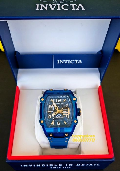 INVICTA Diablo automatic blue 48 mm, Инвикта нов ръчен часовник