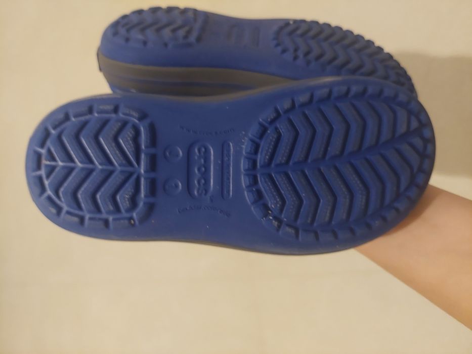 Cizme de zapada Crocs Winter Puff Boot Kids Albastru