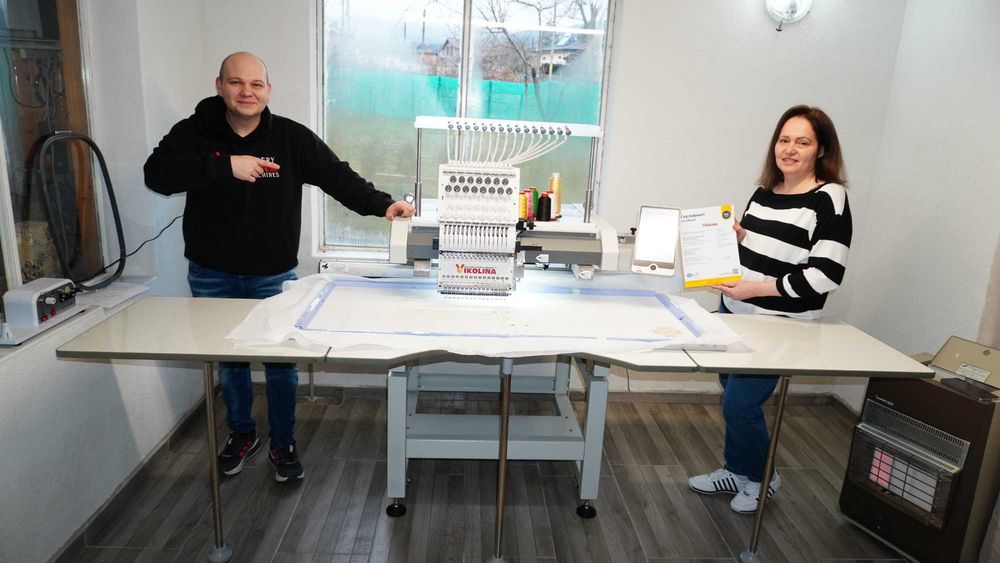 Бродировъчна машина Едноглава 1250 Х 550 Нов модел