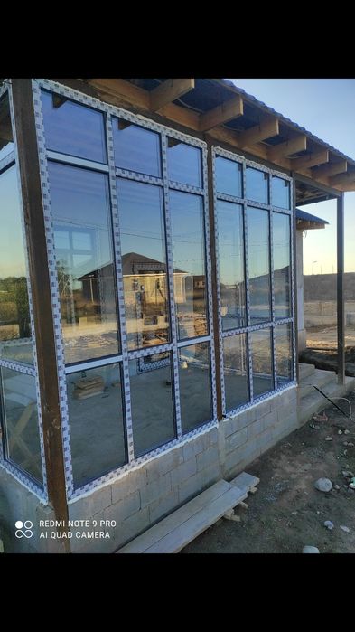 Алюминивые окна витражыи