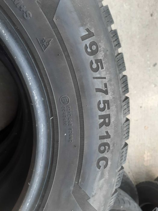 Бусови гуми NORDEX и MATADOR M+S 195/75 R16C грайфер 4-6мм 6 бр.