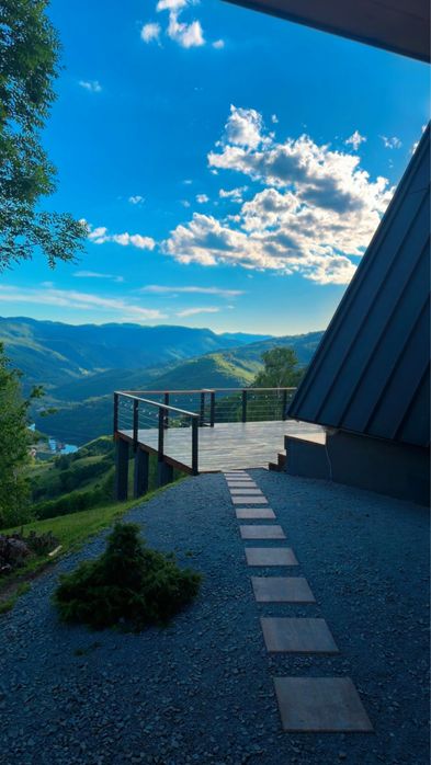 Cabana de inchiriat A-frame SkyDeck Cabin