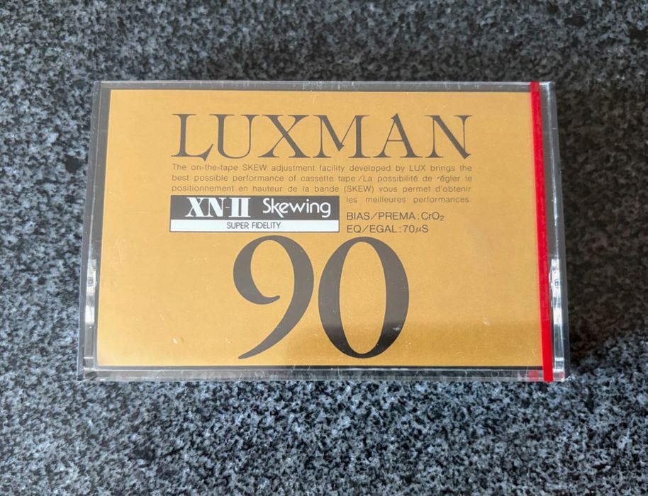 Аудио касета Luxman XN-II 90 Skewing/Azimuth Adj. (запечатана/нова)