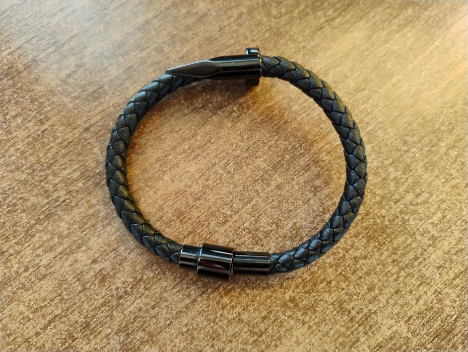 Bratara dama de piele Brooks, sistem inchidere magnet