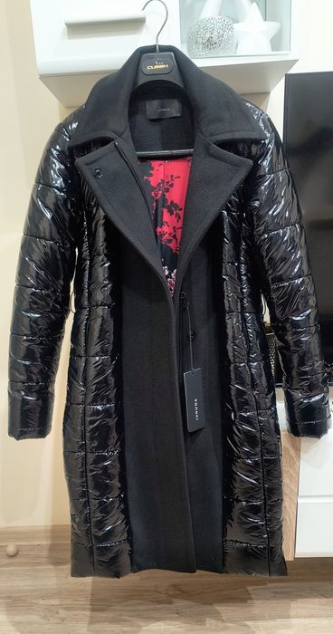 Ново дамско бюстие черен кроп топ Junona Юнона късо сако