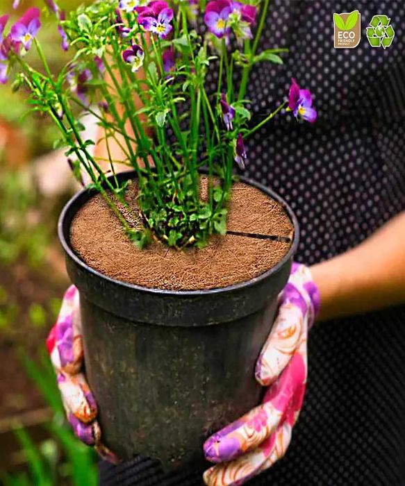 Кокосовые мульчирующие диски, приствольные круги