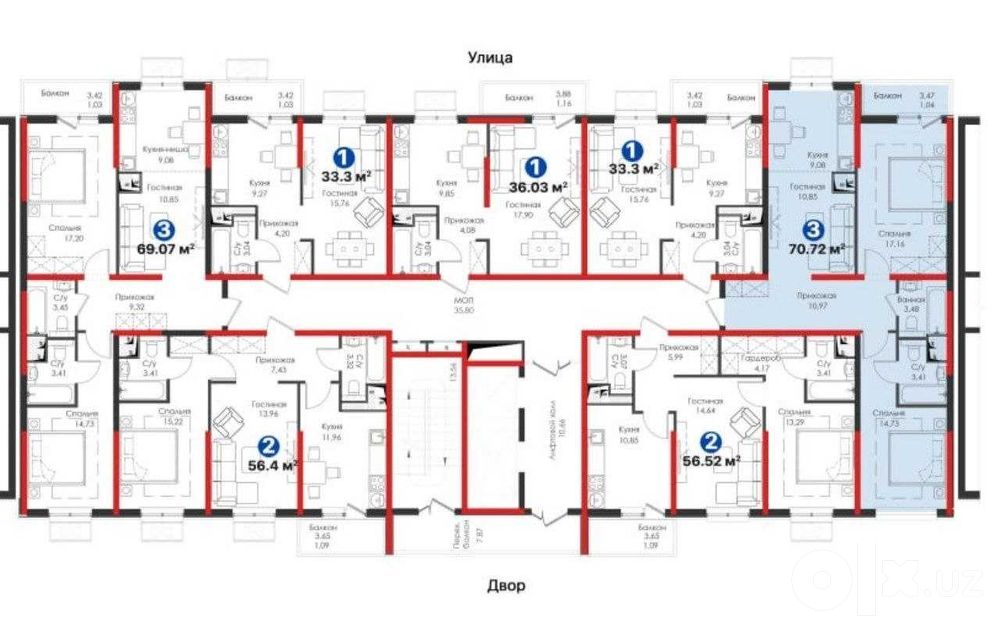 СРОЧНО ‼️NRG MEROS 71,32 м² Электроаппарат Саракулька ЖК Greenwich‼️
