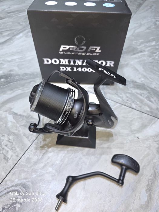 SET 3 Mulinete PRO FL Dominator DX 14000 9+1Rulmenti NEW 2026