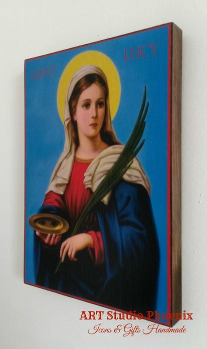 Икона на Света Лусия - закрилница на слепите ikona sveta lusia