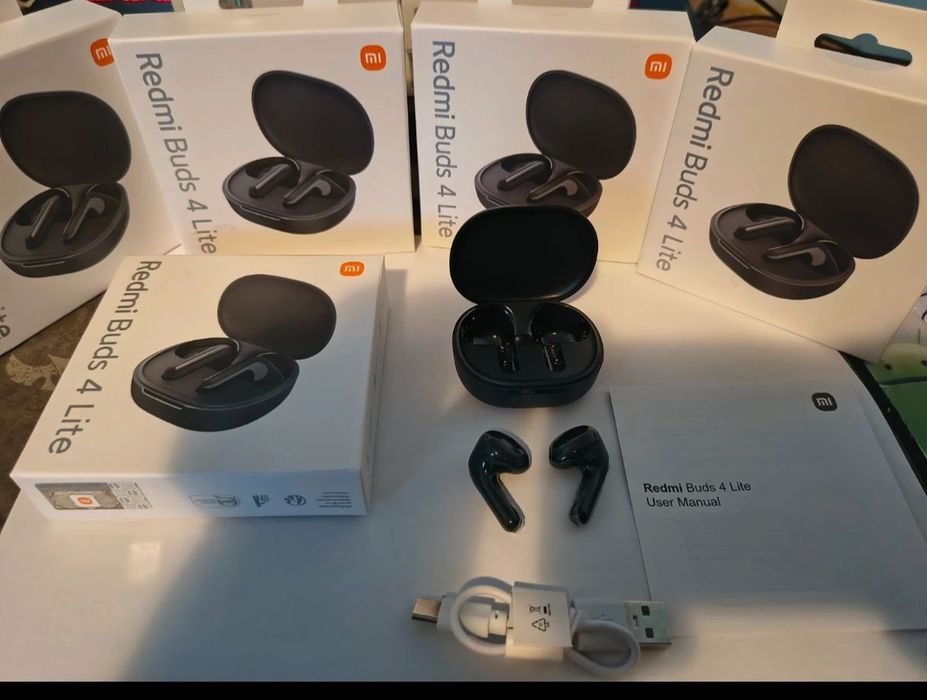 Căști Bluetooth True Wireless Xiaomi Redmi Buds 4 Lite negre