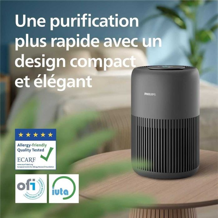 Пречиствател на въздух Philips Connected 900, до 65 м², 20,5 dB(A), черен