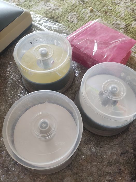 Диски. Боксы, салфетки, сканер hp3670